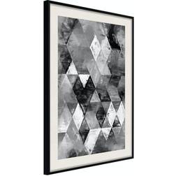 Arkiio Affisch Black and White Diamonds [Poster] 30x45 Poster